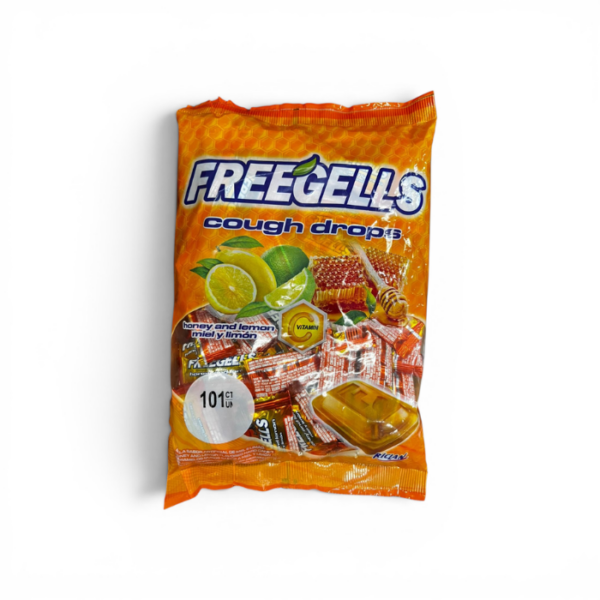 Freegells -Cough Drops Miel y Limón